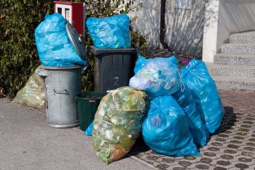 Recycling process at a Wandsworth facility